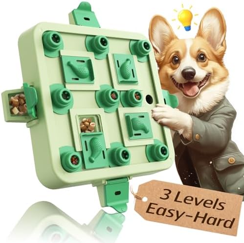 KADTC Dog Chess Puzzle Toy, Large Size, U.S. Brand & Design, 3 Le...