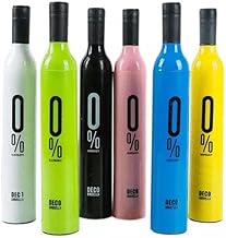 EXOMOON Folding Umbrella | Wine Bottle Shape | For Women, Men and Children