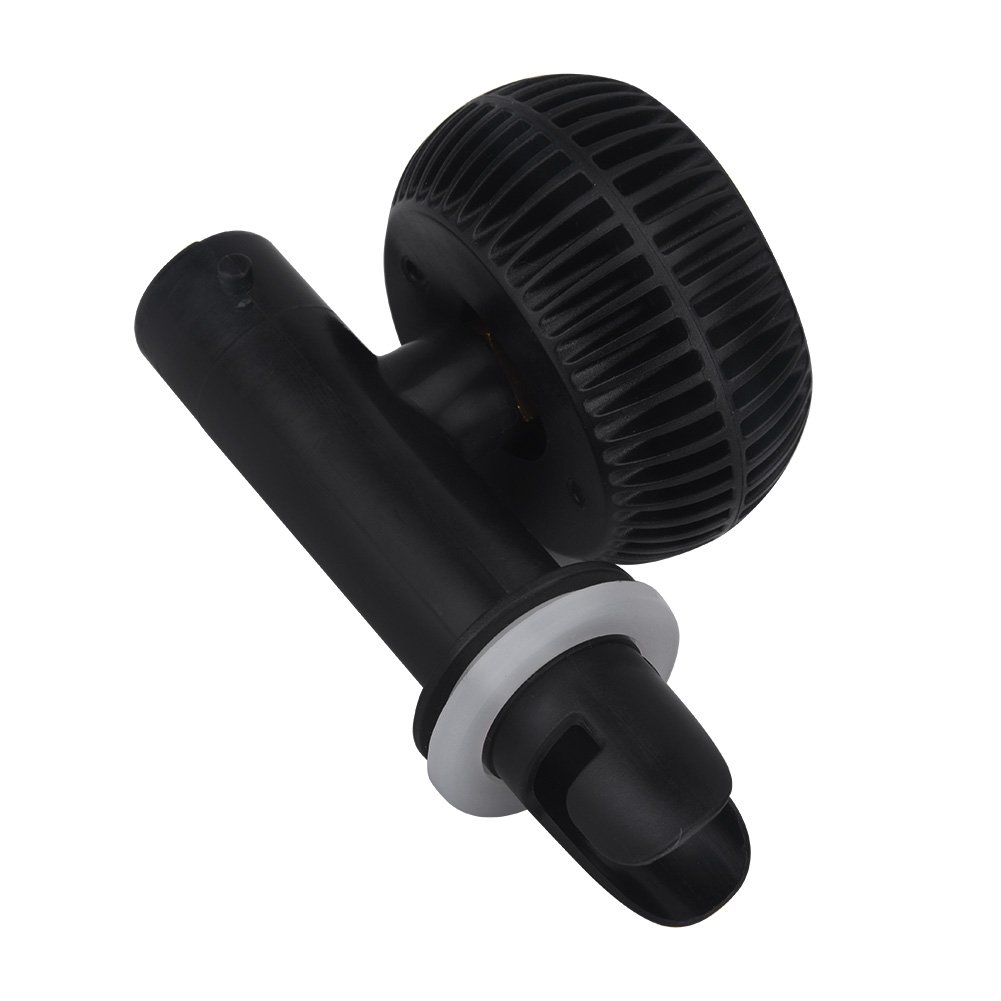 Tbest Barometro Gonfiabile della Pressione dell'Aria 0 5.08PSI del barometro Sostituzione per la zattera del kajak della Barca da Pesca Nera