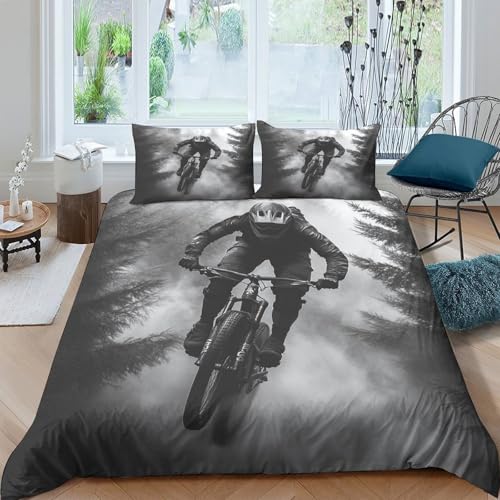 Housse de couette effet 3D en microfibre premium ultra douce 200x200cm - 4