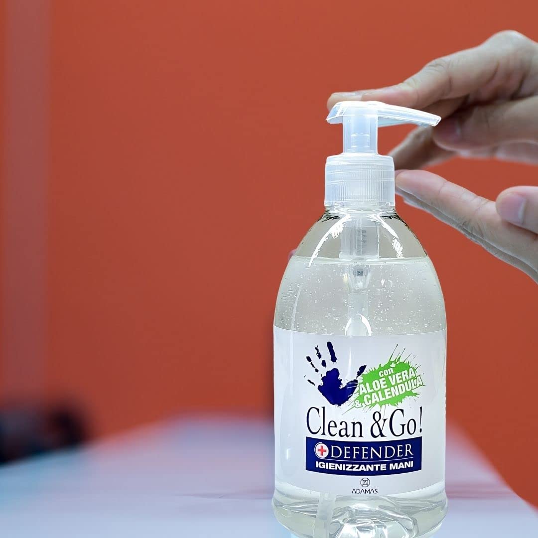 Rvm Beauty Srl - Gel Mani Igienizzante Aloe Vera, Antibatterico Profumato, 500 Ml
