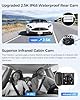 AZDOME Dashcam Camara Coche 2.5K+1080P+2.5K con WiFi GPS Dashcam Grabadora Ultra HD Dash CAM de Gran Ángulo con G-Sensor, Modo de Estacionamiento, Detección de Movimiento, Tarjeta SD(M550) #3