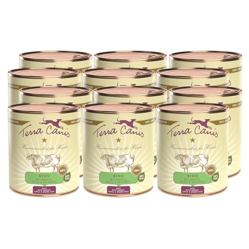 Produktbild von Terra Canis Classic Rind mit Karotte, Apfel und Naturreis - 12 x 400 g