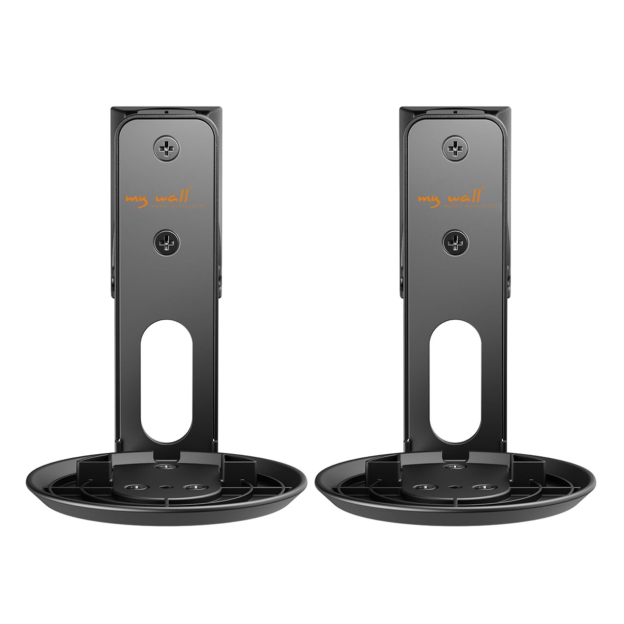 my wall HS40L - Soporte de pared para altavoces SONOS Era 100 (inclinable, 2 unidades), color negro