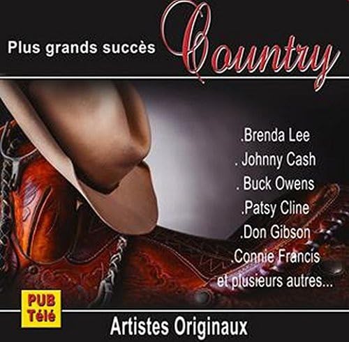 Plus Grands Succes Country / Various [Audio CD] Varies-Various; Patsy Cline; Johnny Cash; Hank Williams; Brenda Lee; Eddy Arnold and Patti Page