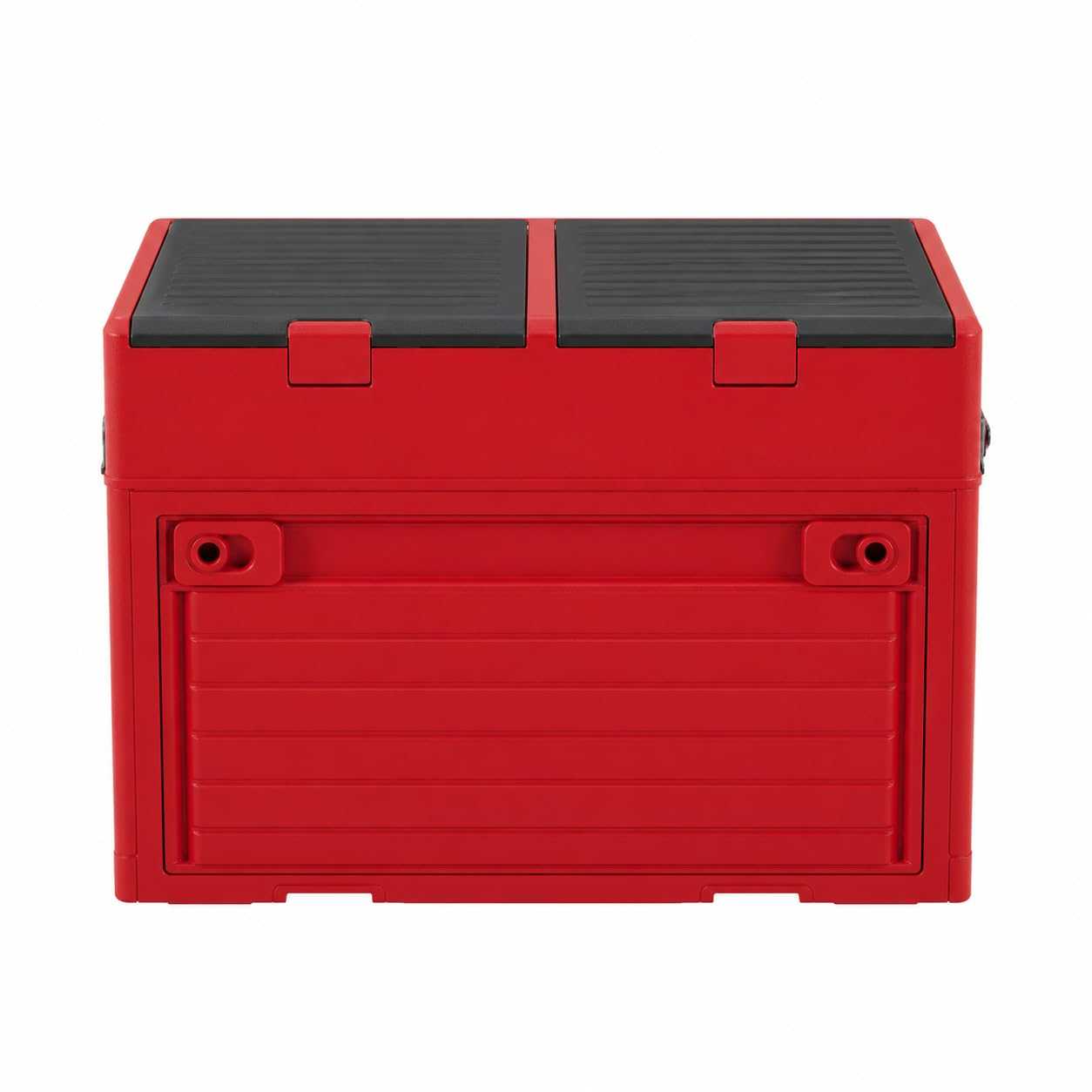 predolo Caisse Rangement Plastique Pliable 60-70L, Boîte Rangement Empilable avec Couvercle, Roulettes et Poignée, Idéale pour Déménagement Pêche Jouets