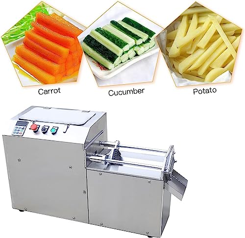 Cortadora eléctrica comercial 400W para papas y verduras miniatura 3