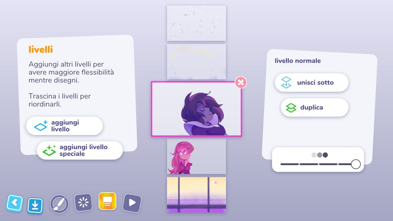 Colors Live Switch z pennino sensibile alla pressione