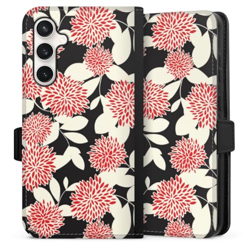 Etui Samsung Galaxy S23 FE housse folio magnétique motif fleur pour protection smartphone