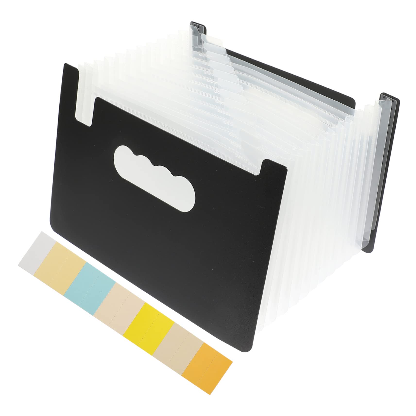 Angoily 7 Pezzi Organizzatore Ricevute Portatile Mini con Scomparti per Documenti Coupon e Fatture Cartellina Espandibile Resistente per Ufficio Scuola