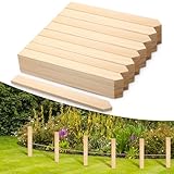 30 PCS Wooden Stakes 12 Inch Wood Survey Grading Stakes with Sharp Point Wooden Garden Stake Sign Posts Plant Support Stake for Silt Fence Baselines Backyard Boundaries Yard Farm