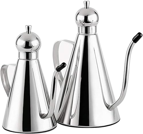 Miniatura 5 de Lata de almacenamiento de aceite de oliva, botella de aceite de acero inoxidable, dispensador de aceite de oliva, contenedor de almacenamiento de