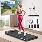BLACK LORD Walking Pad 2.2HP, Treadmill for Home, Under Desk Treadmill with LED Display & Bluetooth Speaker & Wireless Control, Running Machine, 120KG Loads, SL9 Series, Black