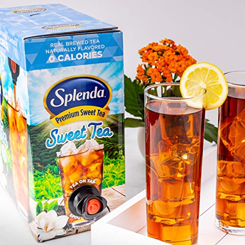 Splenda Premium Sweet Tea On Tap, Sweetened With Splenda (128 Fluid Ounces / 1 Gallon) Bag In Box Liquid, Ready To Drink (Sweet Tea) #TOP4