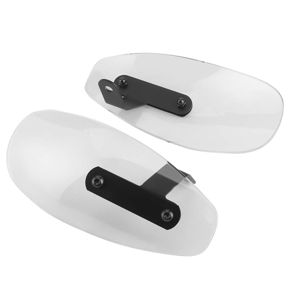 Deflector de viento para manillar ,protector de mano para motocicleta ,universal ,maravilloso para su vehículo(Transparent)