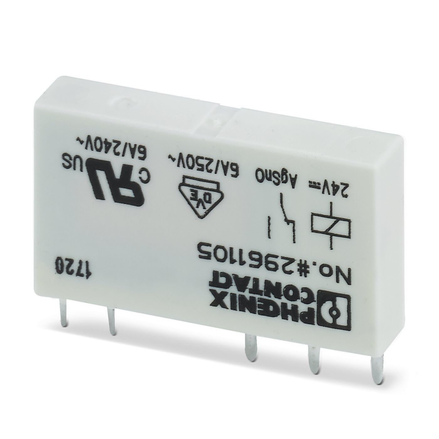 PHOENIX CONTACT SLIM RELAY - REL-MR- 24DC/21 - Single relay 2961105 (PACK OF 10) ONLY RELAY
