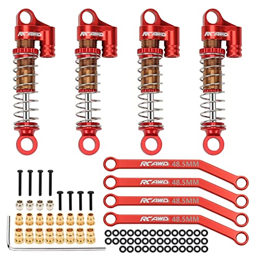 Amortisseur haut de gamme RCAWD alu rouge FMS FCX24