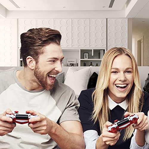 BUERTT Replacement Wireless Controller for PS4/Slim/Pro, with Upgraded Joystick/Dual Vibration/6-Axis Motion Sensor/Audio Function - Thumbnail 5