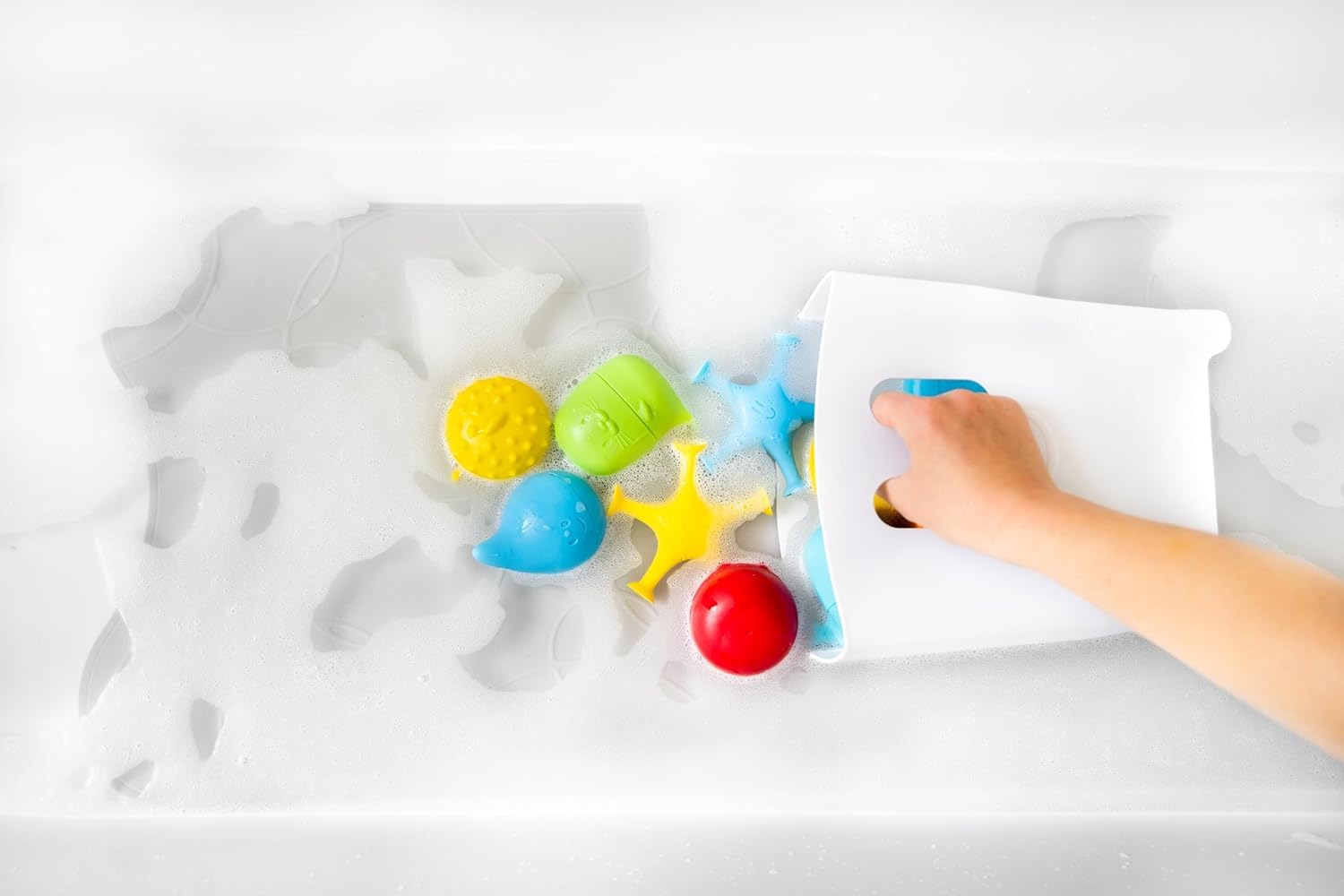 Ubbi Cestino Organizer per Giochi da Bagno, Grigio