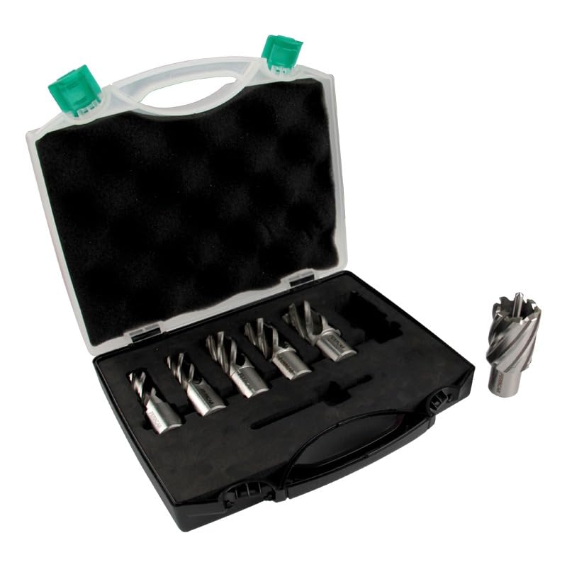 6 Forets Creux HHS Pour Métaux – Tige Weldon 16, 18, 2 – Mallette Pratique