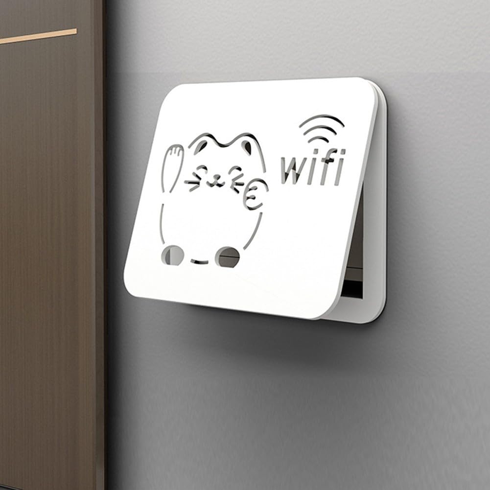 Caja de fusibles decorativa montada en la pared con puerta abatible para protección del medidor eléctrico y aspecto elegante (C)