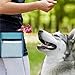 STMK Dog Treat Pouch Dog Clicker Training Kit, Dog Training Treat Pouch Dog Clicker for Training, 3 Ways to Wear Easily Carries Treat Pouches for Pet Training (Light Blue)