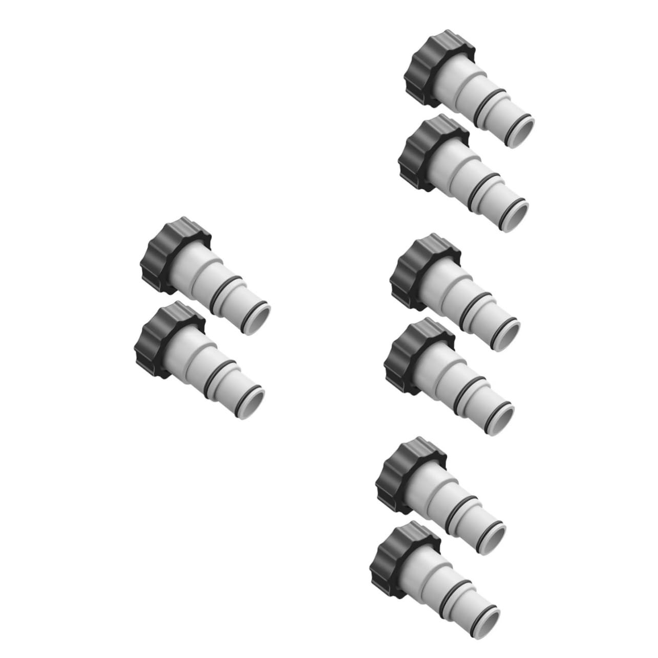 BESPORTBLE Adaptador De Bomba De Filtración De Piscina Adaptadores De Manguera De Piscina Bomba De Filtro De Piscina Adaptador De Manguera De Piscina Elevada Bomba De 2 Piezas x 4