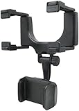 Sanzhileg Soporte para tel?fono para autom?vil Soporte para Montaje en Espejo retrovisor Soporte para tel?fono Inteligente GPS Soporte para Montaje en Espejo retrovisor Universal - Negro Sanzhileg Soporte para tel?fono para autom?vil Soporte para Montaje en Espejo retrovisor Soporte para tel?fono Inteligente GPS Soporte para Montaje en Espejo retrovisor Universal - Negro