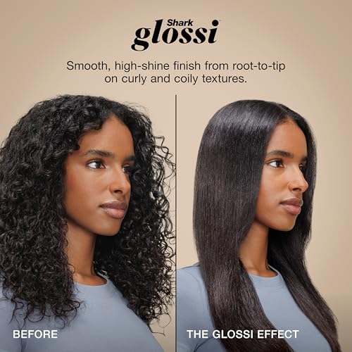 Shark Glossi 2-in-1 Hot Tool and Air Glosser, Ultra-Fast, Ultra-Glossy Blowouts at-Home, Heat-Controlled Ceramic, Curly, Coily, and Color Friendly, Jewel Teal, HT302TL - Image 8