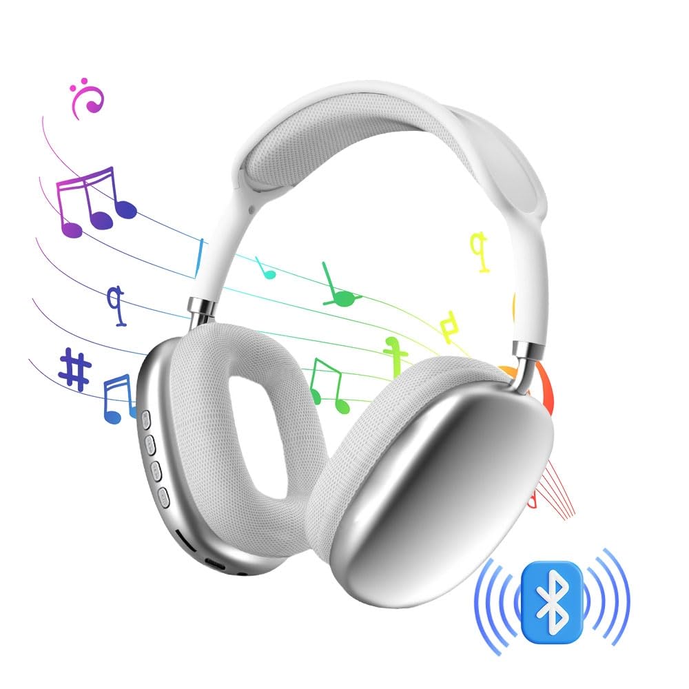DYRBF Cuffie wireless con retro chiuso, over-ear, stereo Hi-Fi bassi profondi, cablato/wireless/modalità multipla da 3,5 mm, driver dinamico da 40 mm, isolamento acustico passivo, cuffie pieghevoli