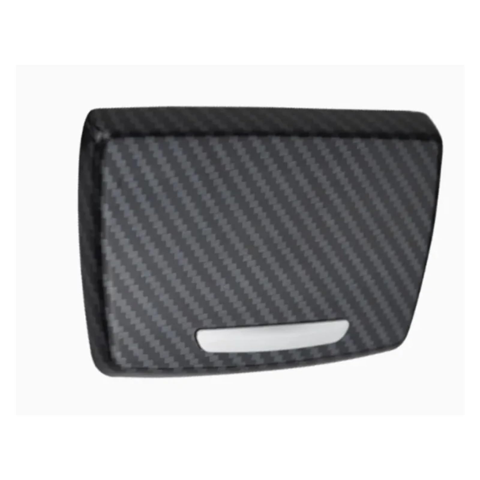 Agsbdcyu Carbon Fiber Abs Black Wood Grain Fiber Car Central Control Ashtray Compatible With F18 520 523 525 530 535(Woodgrain)(Carbon Fiber)