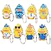 Fun Keychains for Kids - Duck Party Keychains 1.5 Inch - Party Favor Keychains Bulk 20 Pcs - Cute Animal Keychains - Duck Toys for Kids