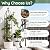 6.3Ft 100% Metal Garden Obelisk Trellis for Climbing Plants Outdoor, Rose Trellis for Potted Plants, Sturdy Garden Trellis for Climbing Vines, Vegetables, Flowers Stands, 1 Pack
