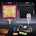 Nilight LED Pod Lights with Amber DRL 3 Inch 20 W Cube Driving Light 2200 LM Super Spot Light 16AWG Wiring Harness Kit Off Road LED Work Lights for Jeep Truck UTV 4x4 ATV Motorcycle