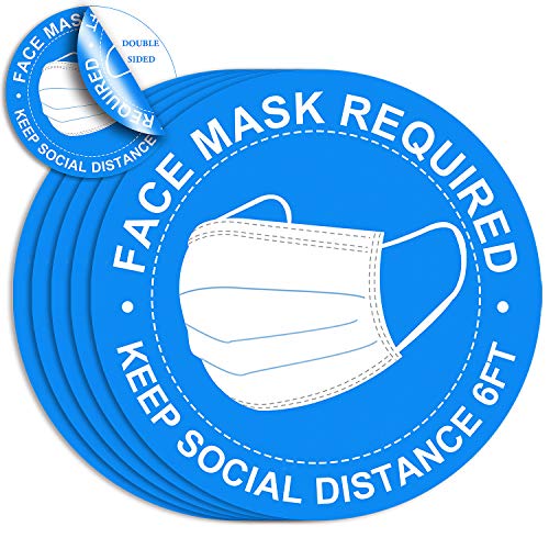 Exclusive Discount 70% Price Double Sided - Face Mask Required Sign. 5-Pack.Peel & Stick Vinyl,8 Window Glass or Floor Signage Public Safety Decal,Social distancing Decals.Jewelry Blue Free Shipping Over $50 Double Sided - Face Mask Required Sign. 5-Pack.Peel & Stick Vinyl,8 Window Glass or Floor Signage Public Safety Decal,Social distancing Decals.Jewelry Blue