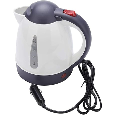 Electric Kettle, 1000ml 12V Heated Water Kettle