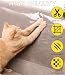 Zaxiva Kratzschutz Sofa Katze, 8m x 43cm Kratzfolie Katzen Selbstklebend, Transparente Anti Kratz Folie für Katzen, Kratzschutz für Hundetüren, Sofaschutz Katze, kratzschutz Wand und Tür
