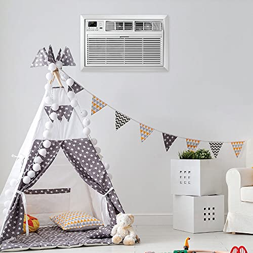 Artic Wind 115V 8,000 Btu Digital Through The Wall Air Conditioner For Small-Medium Rooms Up To 350 Sq.ft, Powerful Cooling Wall Ac Unit With Remote Control, Time, Eco Mode, Adjustable Air Direction #TOP2
