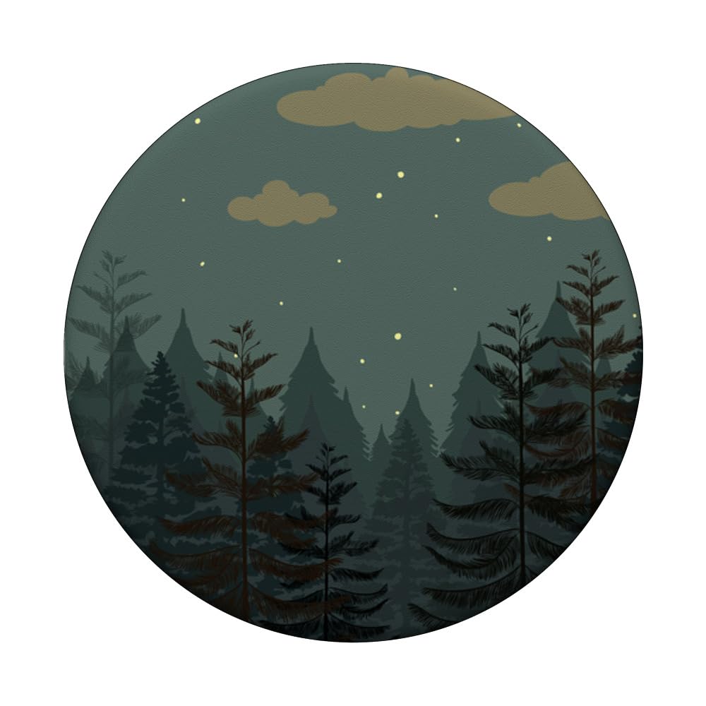 Elegant Jade Green Pattern And Dark Forest Green PopSockets Adhesive PopGrip