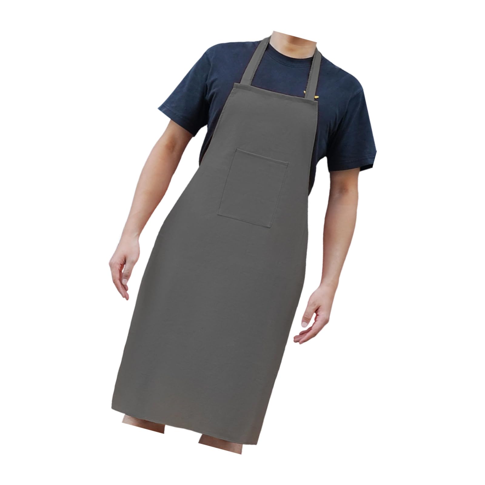 Juyaxin Gray Heatproof Welding Protective Apron With Adjustable Straps Flame Retardant Fabric For Industrial Workers Breathable Construction Machine Washable Welding Protective Apron