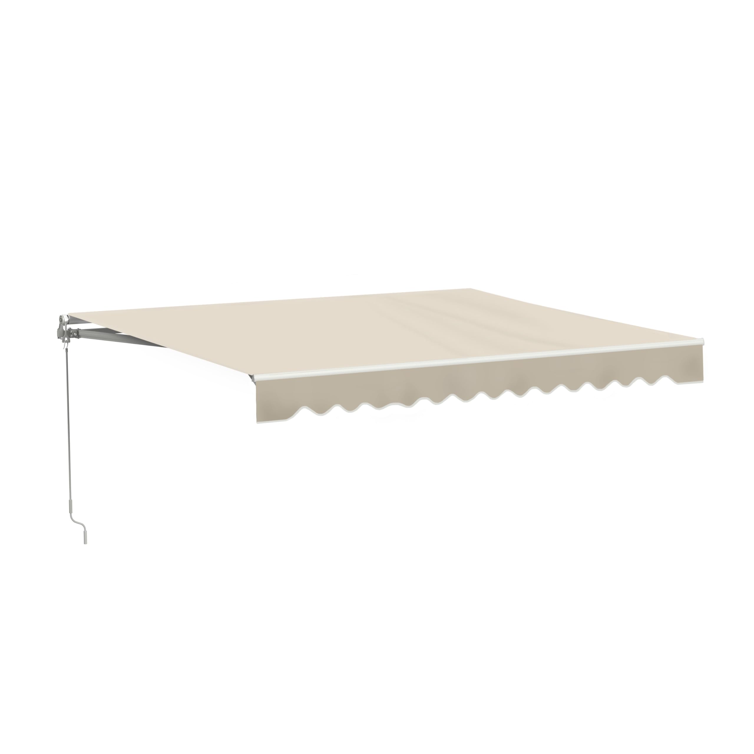 ALEKO Patio Awning Caribbean White Frame