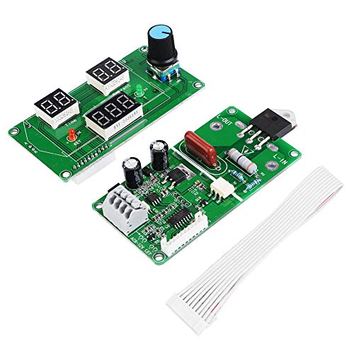 Spot Welder Control Board Digital Display Spot Welder Time Control Module Spot Welding Machine Controller Board (40A)