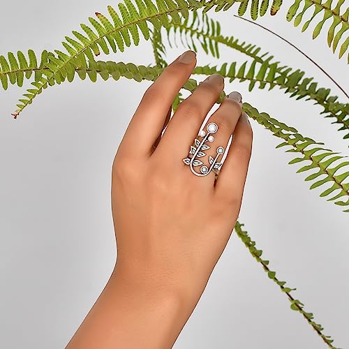 Fresh Fern Flora Ring for Nature Lovers