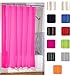 Produktbild MSV Anti-Schimmel Duschvorhang - Anti-Bakteriell, waschbar, wasserdicht, mit 12 Duschvorhangringen - Polyester, Pink 180x200cm