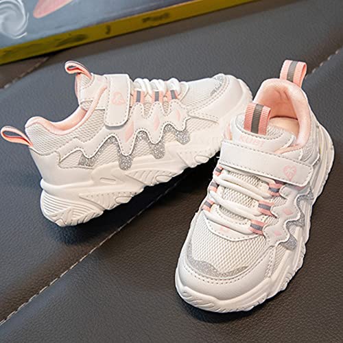 Unisex-Child Sneaker Shoes Non-Slip with Soft Rubber Sole Lace-up Running Athletic Shoes Casual Fashion Footwear2
