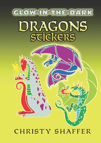 Dover Publications Glow-in-the-Dark Dragons Stickers