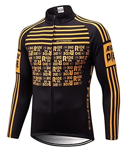 Chaqueta térmica de ciclismo para hombre con mangas largas 2XL miniatura 1