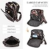 BAIGIO Men's Leather Shoulder Bag Vintage Small Ipad Messenger Bag Business Cross Body Bag Men Casual Hangbag Side Satchel Sling Crossbody Bag for Work Travel Daily, Brown #2