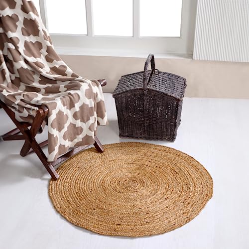 Second Nature Online - Dhaka Juteteppich | 100% Naturfaser | Handgewebt | Ethischer Handel |...