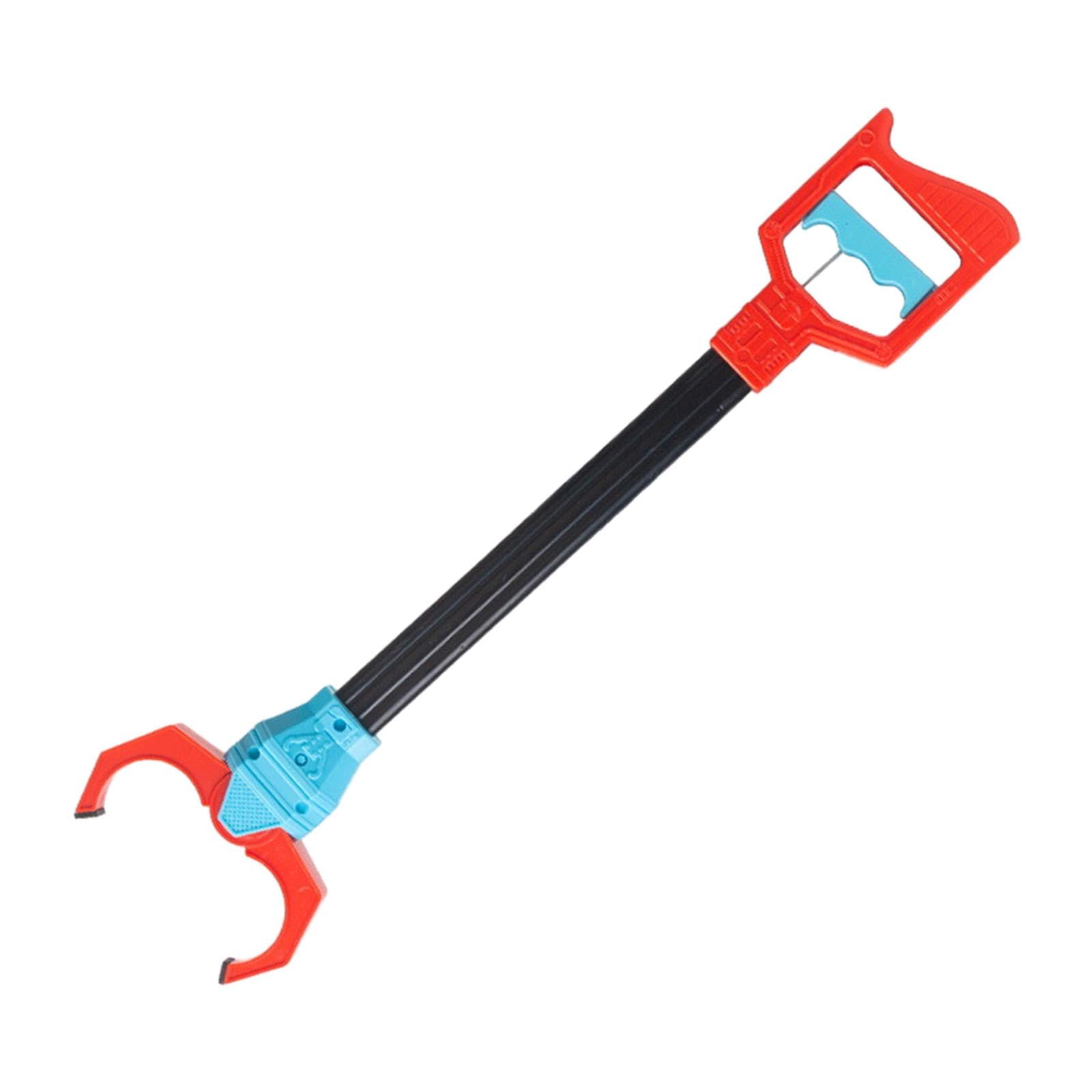 PETSOLA Interactive Grabber Toy Robotic Claw Robot Hand Pull Handle Fun Early Learning Activity Material Suitable for Kids Play Gift Giving Home Decor, Red